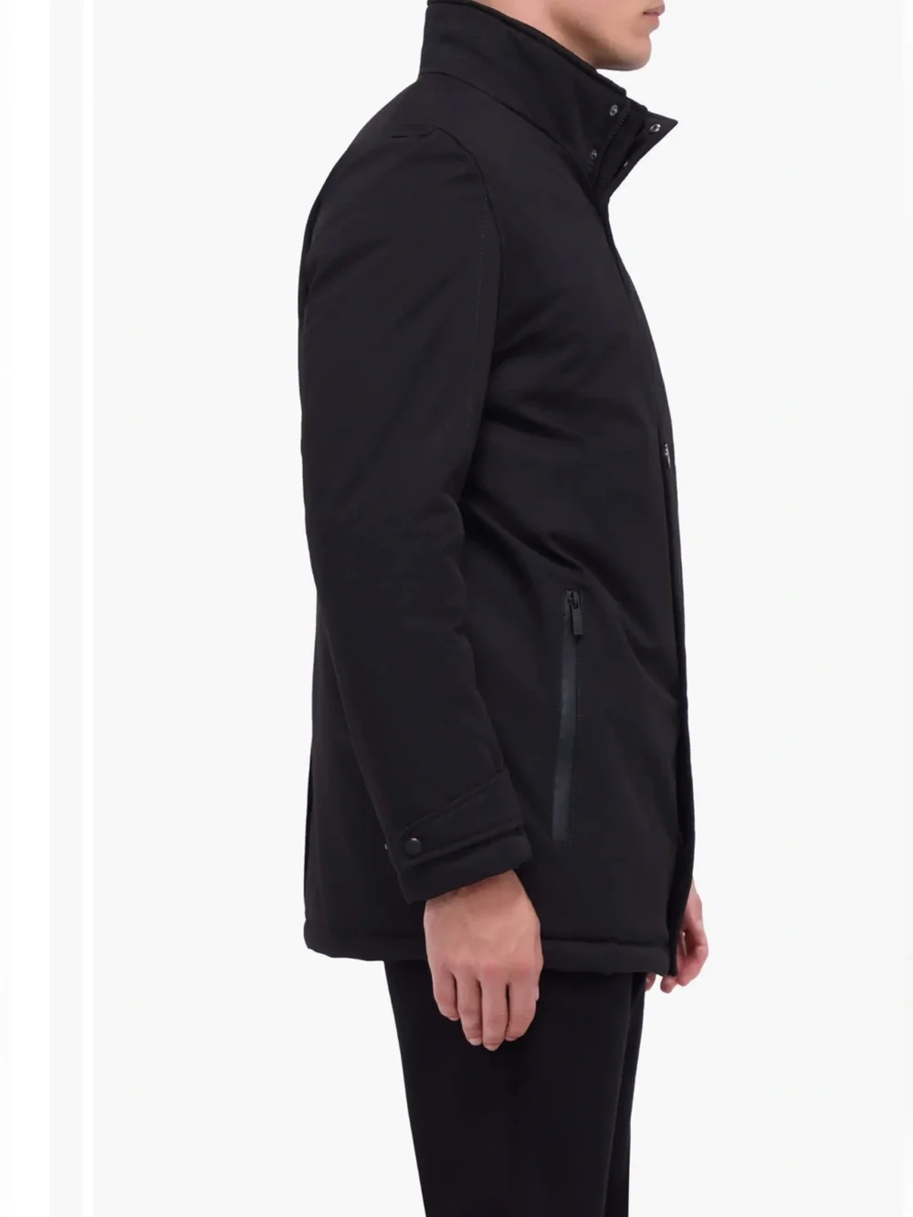 Bugatchi Water Repellent Twill Jacket with Bib Size L